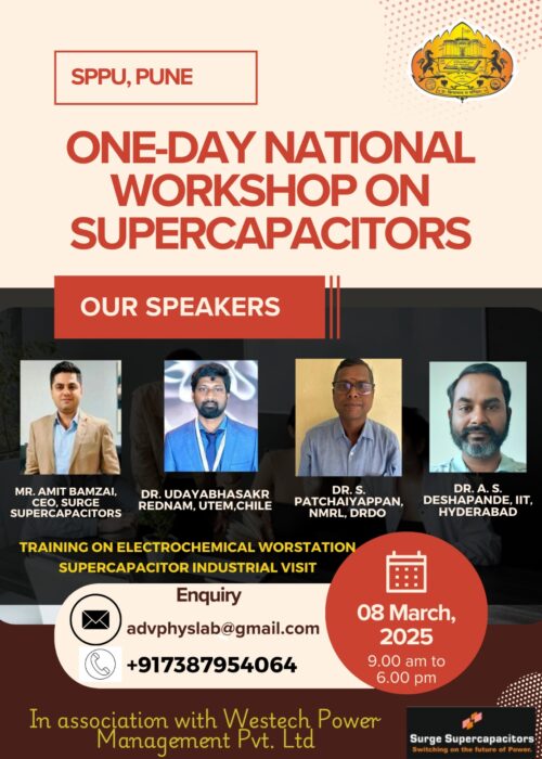 Supercap Workshop with SSPU - 8th March 2025 Supercap Workshop with SSPU - 8th March 2025
